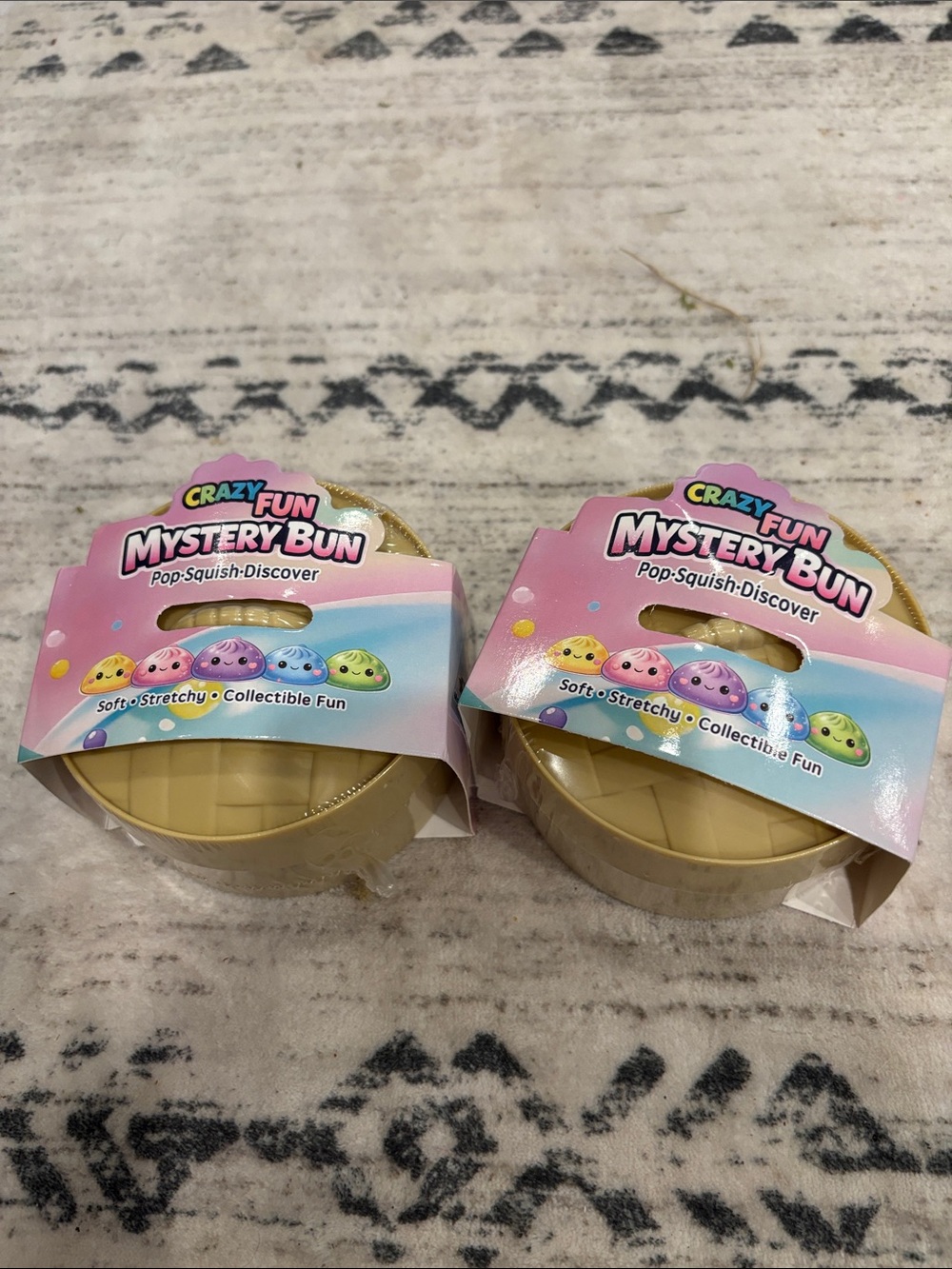 Crazy Fun Mystery Bun Pop-Squish Toy - Tie Dye Edition